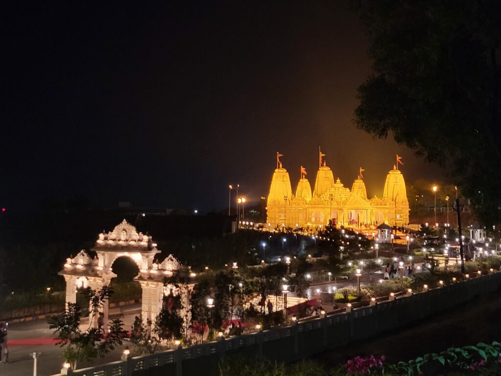 Birla temple night view