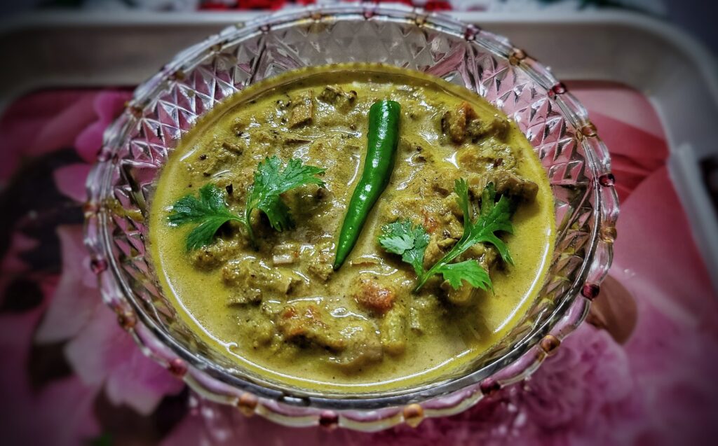 आकूरची भाजी