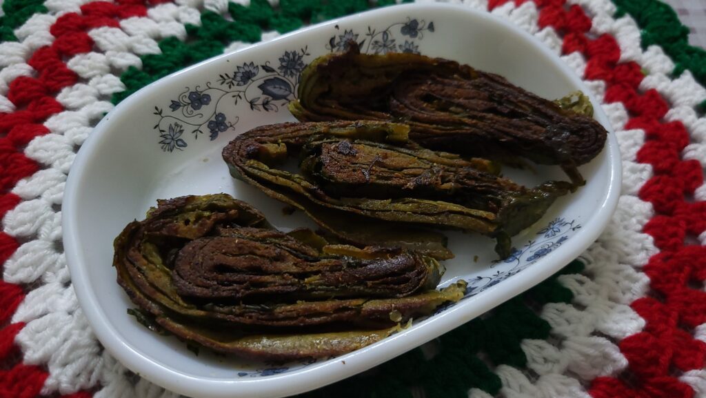 Crispy Alu Vadi