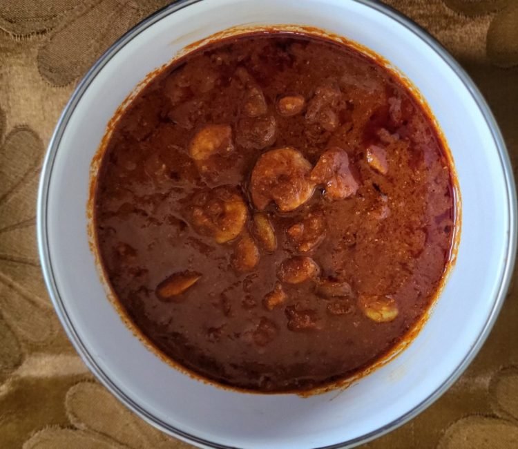 Prawns vindaloo