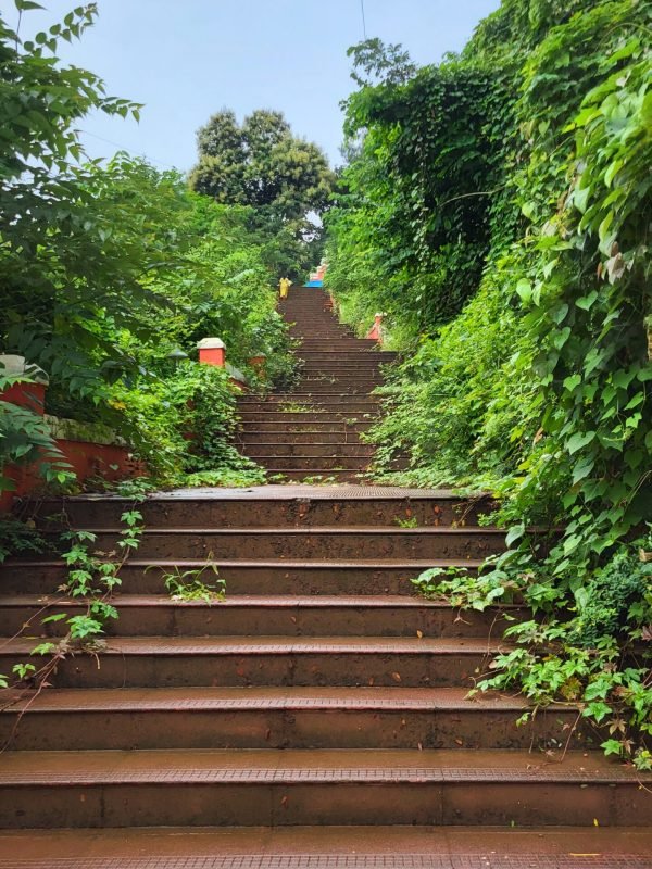 Steps of maruti temple