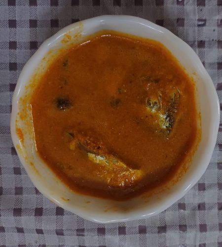 बांगड्याचे हुमण (Mackerel fish curry)